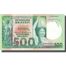 Banknote, Madagascar, 500 Francs = 100 Ariary, KM:64a, UNC(64)