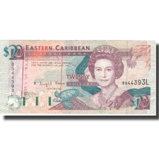 Billet, Etats des caraibes orientales, 20 Dollars, Undated (1993), KM:28l, TTB+