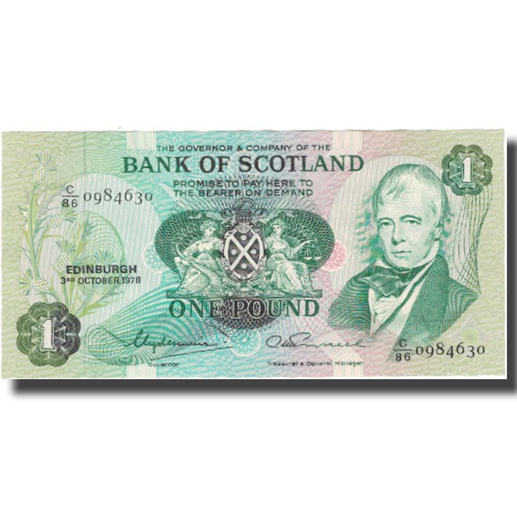 Banknote, Scotland, 1 Pound, 1978, 1978-10-03, KM:111c, UNC(63)