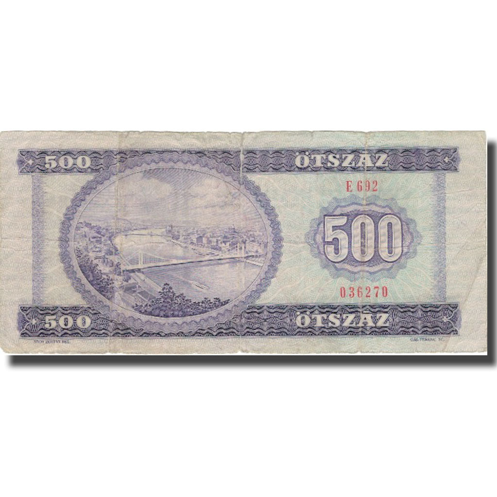Banknote, Hungary, 500 Forint, 1975, 1975-10-28, KM:175a, VF(30-35)