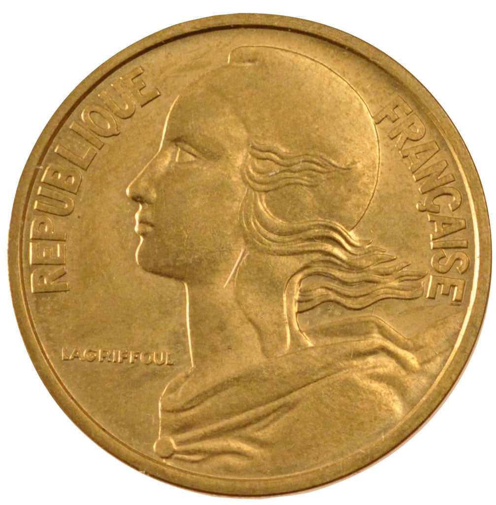 FRANCE, 20 Centimes, 1962, MS(60-62), Aluminium-Bronze, Gadoury #332, 4.00