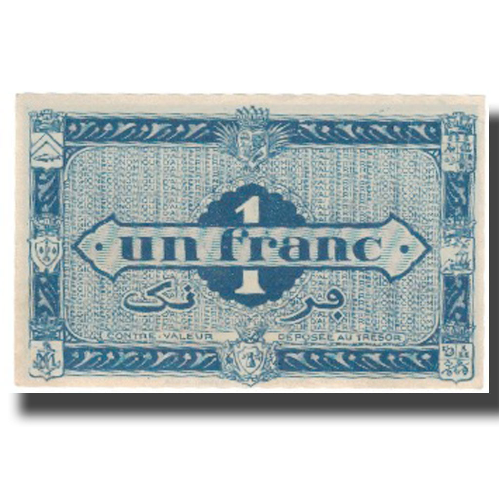 Banconote, Algeria, 1 Franc, 1944, 1944-01-31, KM:101, SPL