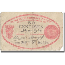 Banknote, Algeria, 50 Centimes, 1915, 1915-01-13, VF(30-35)