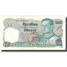 Geldschein, Thailand, 20 Baht, KM:88, VZ+