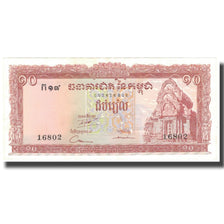 Banknote, Cambodia, 10 Riels, Undated (1962-75), KM:11c, UNC(63)