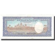 Banknote, Cambodia, 50 Riels, Undated (1953), KM:7a, AU(50-53)