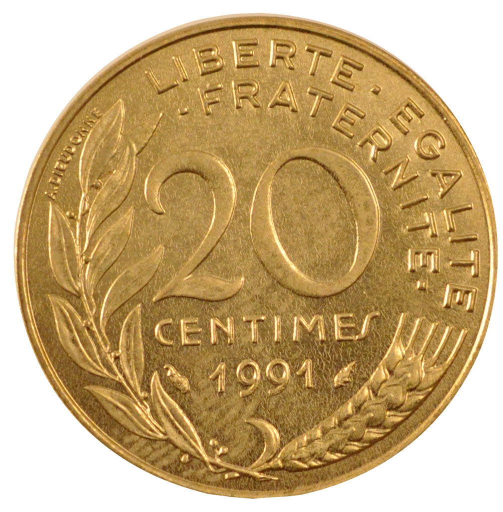Vème République, 20 Centimes Marianne