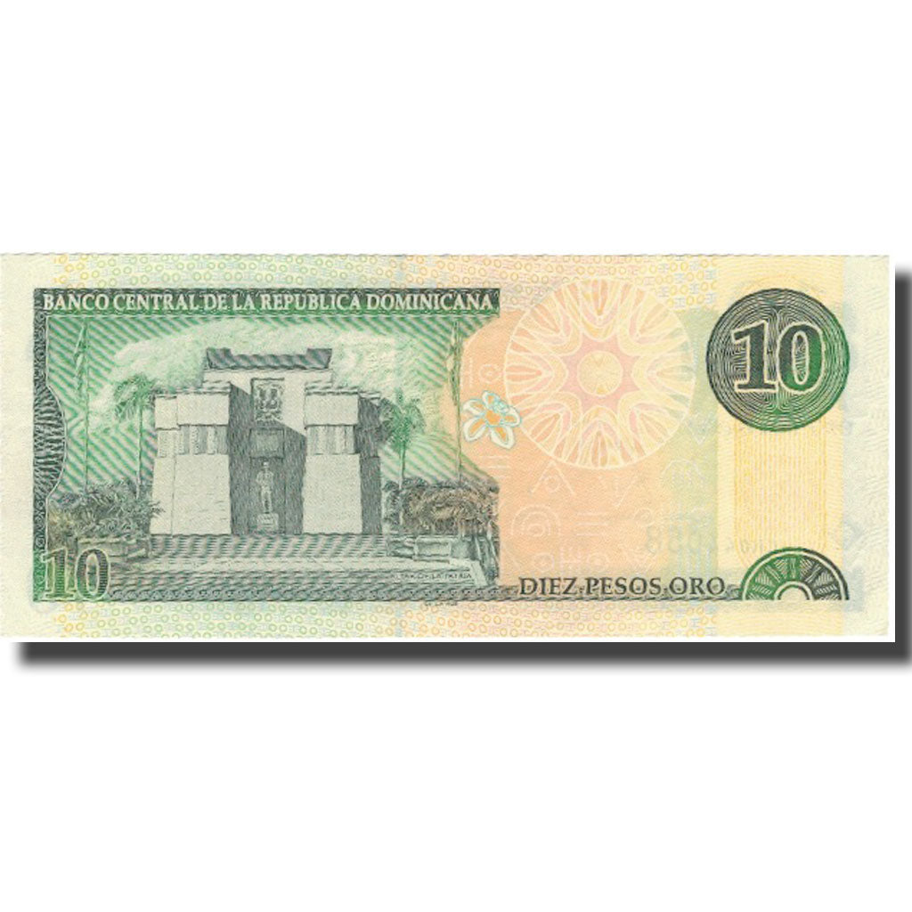 Geldschein, Dominican Republic, 10 Pesos Oro, 2001, 2001, KM:168a, UNZ-