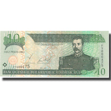 Banconote, Repubblica domenicana, 10 Pesos Oro, 2001, 2001, KM:168a, FDS