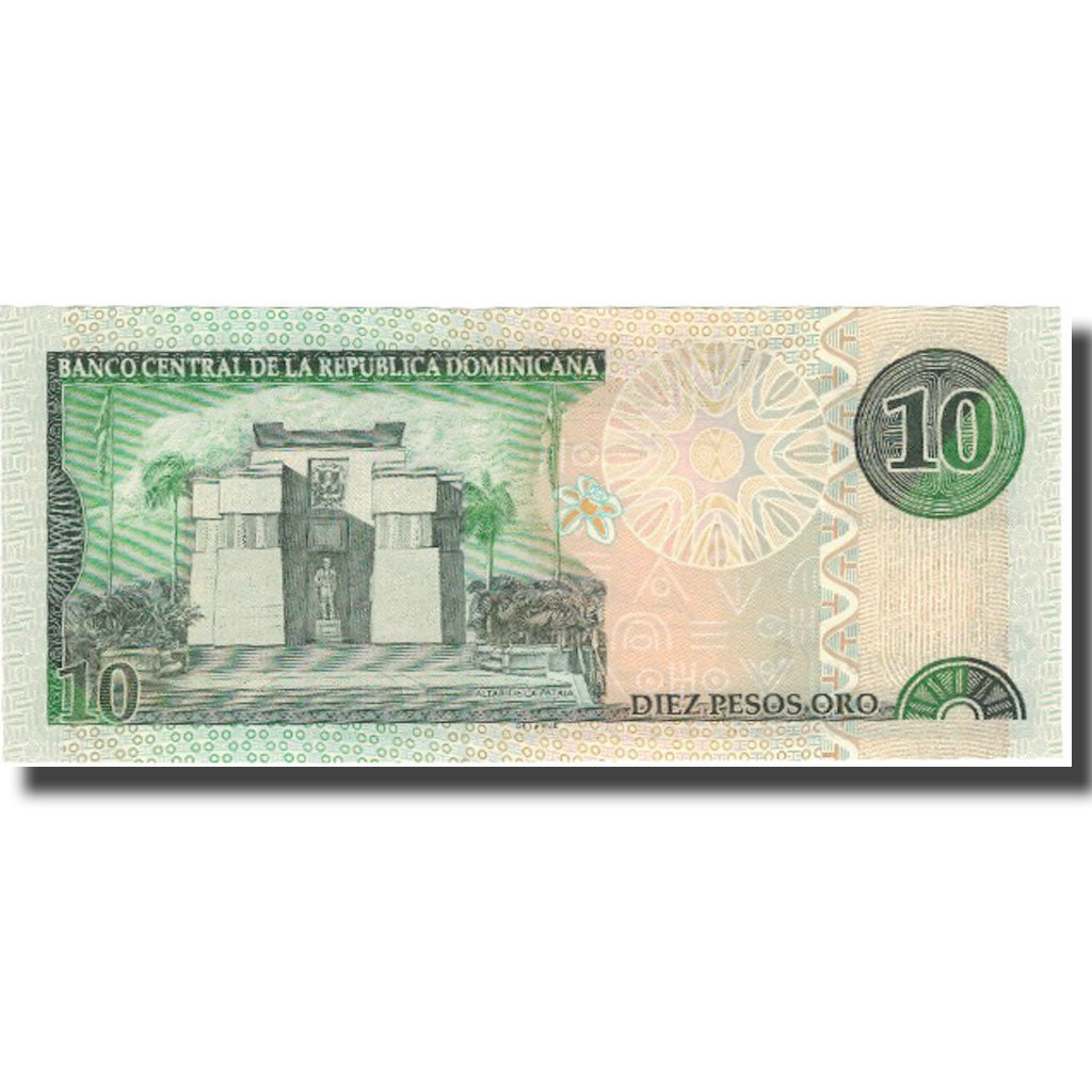 Banconote, Repubblica domenicana, 10 Pesos Oro, 2001, 2001, KM:168a, FDS