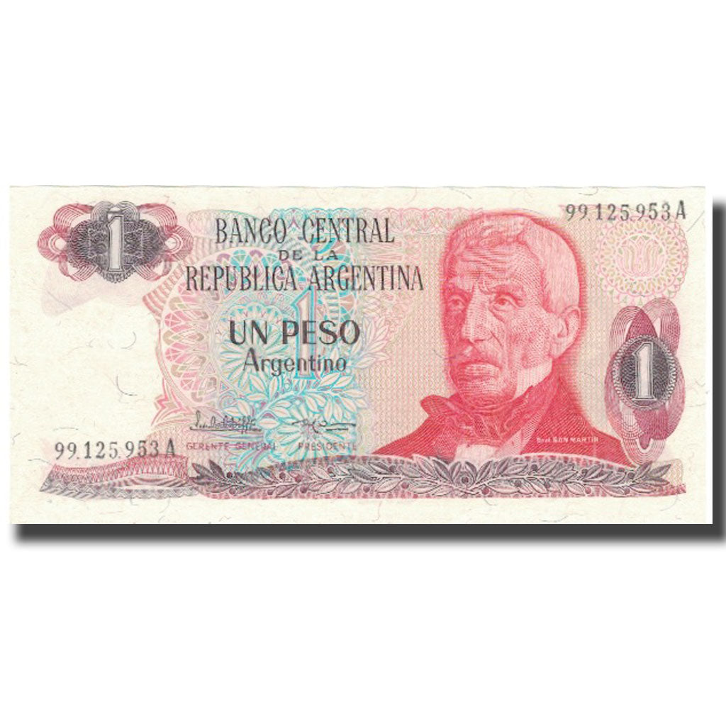 Banknot, Argentina, 1 Peso Argentino, 1985, 1985, KM:311a, UNC(64)