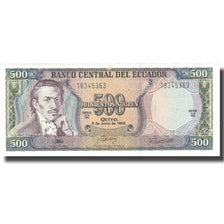 Billet, Équateur, 500 Sucres, 1988, 1988-06-08, KM:124a, NEUF