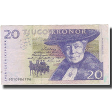 Banknote, Sweden, 20 Kronor, 1992, 1992, KM:63c, EF(40-45)