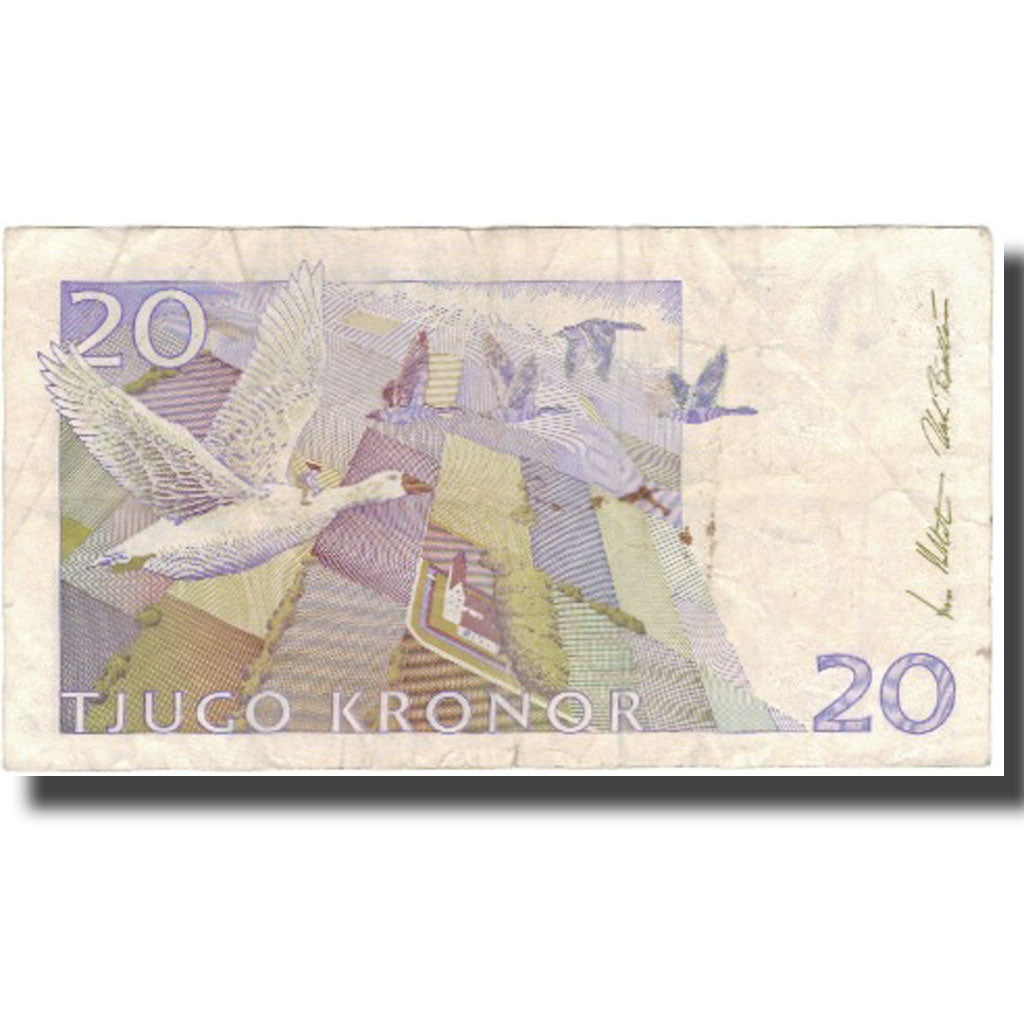 Banknote, Sweden, 20 Kronor, 1992, 1992, KM:63c, EF(40-45)