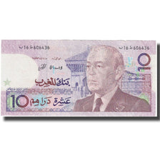 Geldschein, Marokko, 10 Dirhams, 1987, 1987-07-14, KM:60b, SS