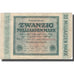Banconote, Germania, 20 Milliarden Mark, 1923, 1923-10-01, KM:118a, MB+