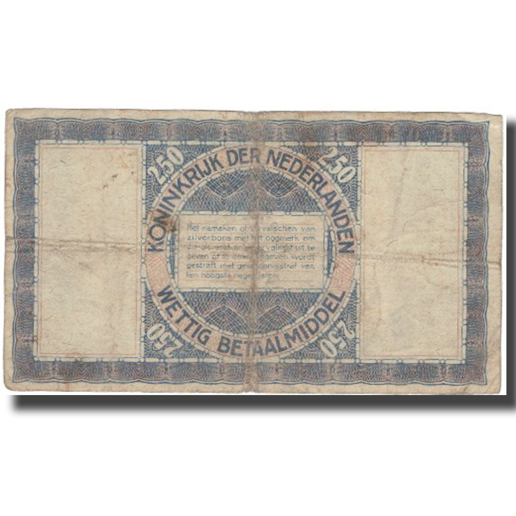 Banknote, Netherlands, 2 1/2 Gulden, 1938, 1938-10-01, KM:62, F(12-15)