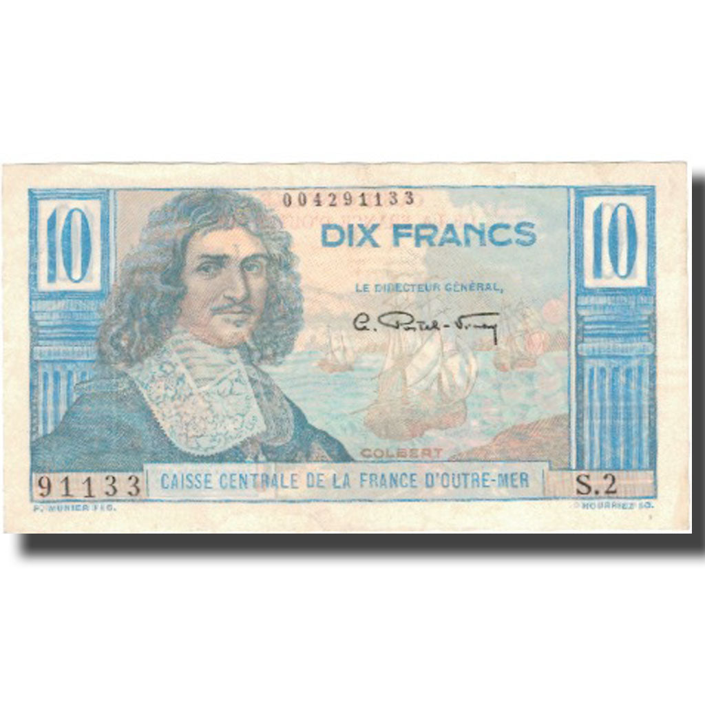 Billet, Afrique-Équatoriale française, 10 Francs, KM:21, TTB+