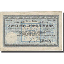 Banknote, Germany, 2 Millionen Mark, N.D, 1923, 1923-08-09, VF(20-25)