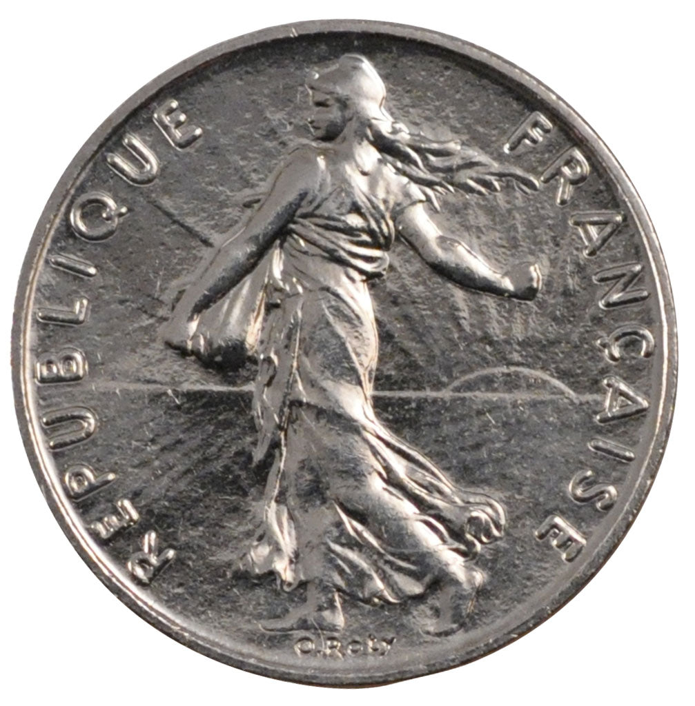 Vème République, 1/2 Franc Semeuse