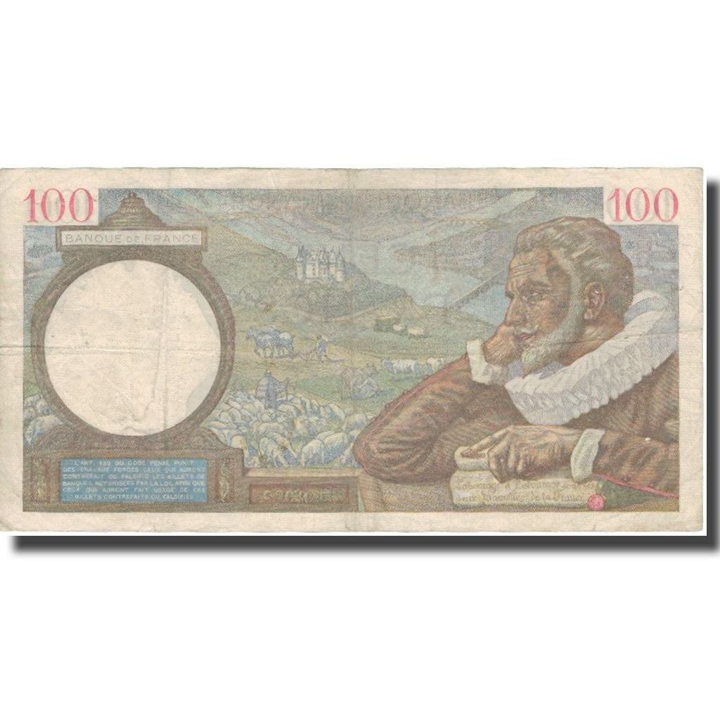 Frankrijk, 100 Francs, 100 F 1939-1942 ''Sully'', 1939, 1939-09-21, TTB