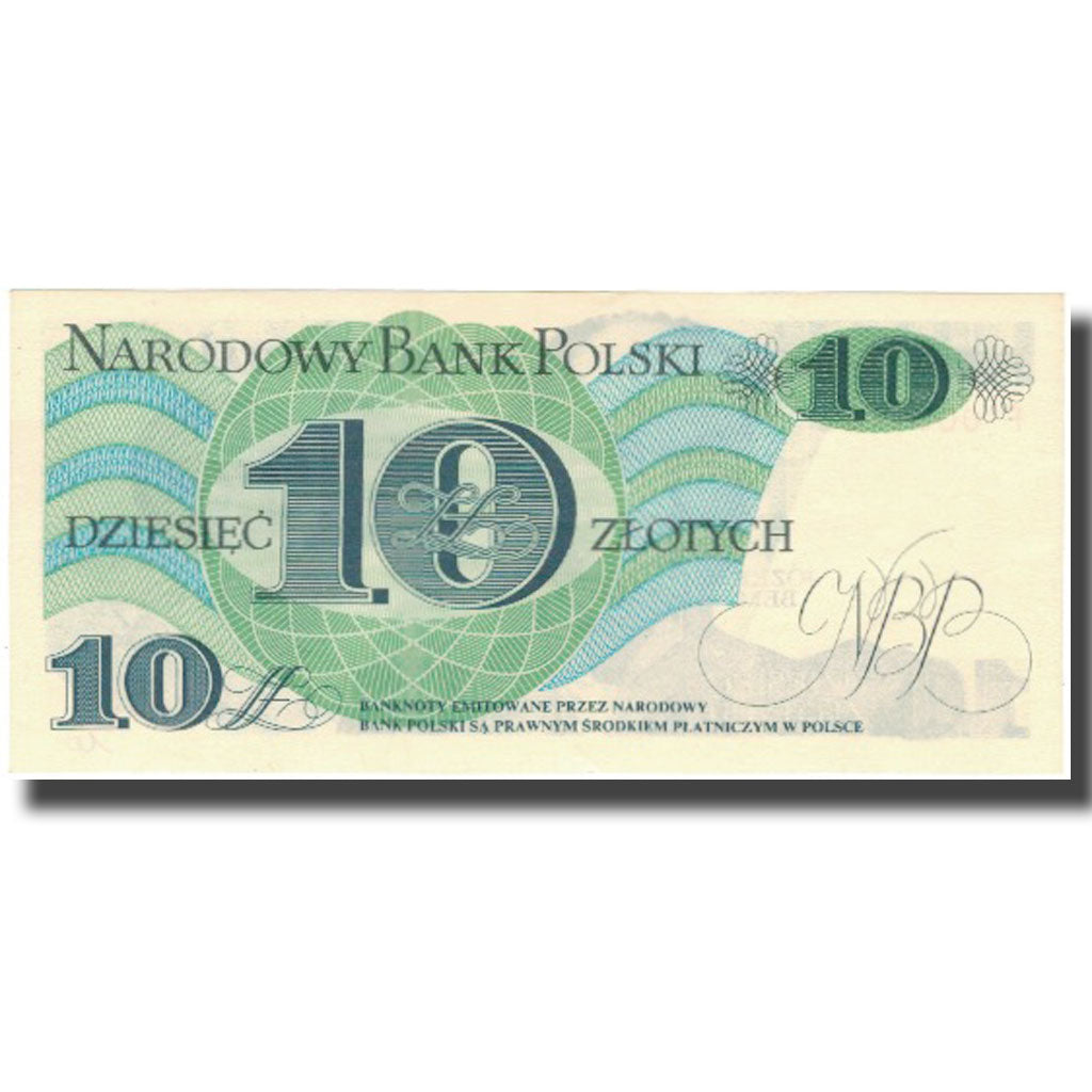 Banknote, Poland, 10 Zlotych, 1982, 1982-06-01, KM:148a, UNC(65-70)