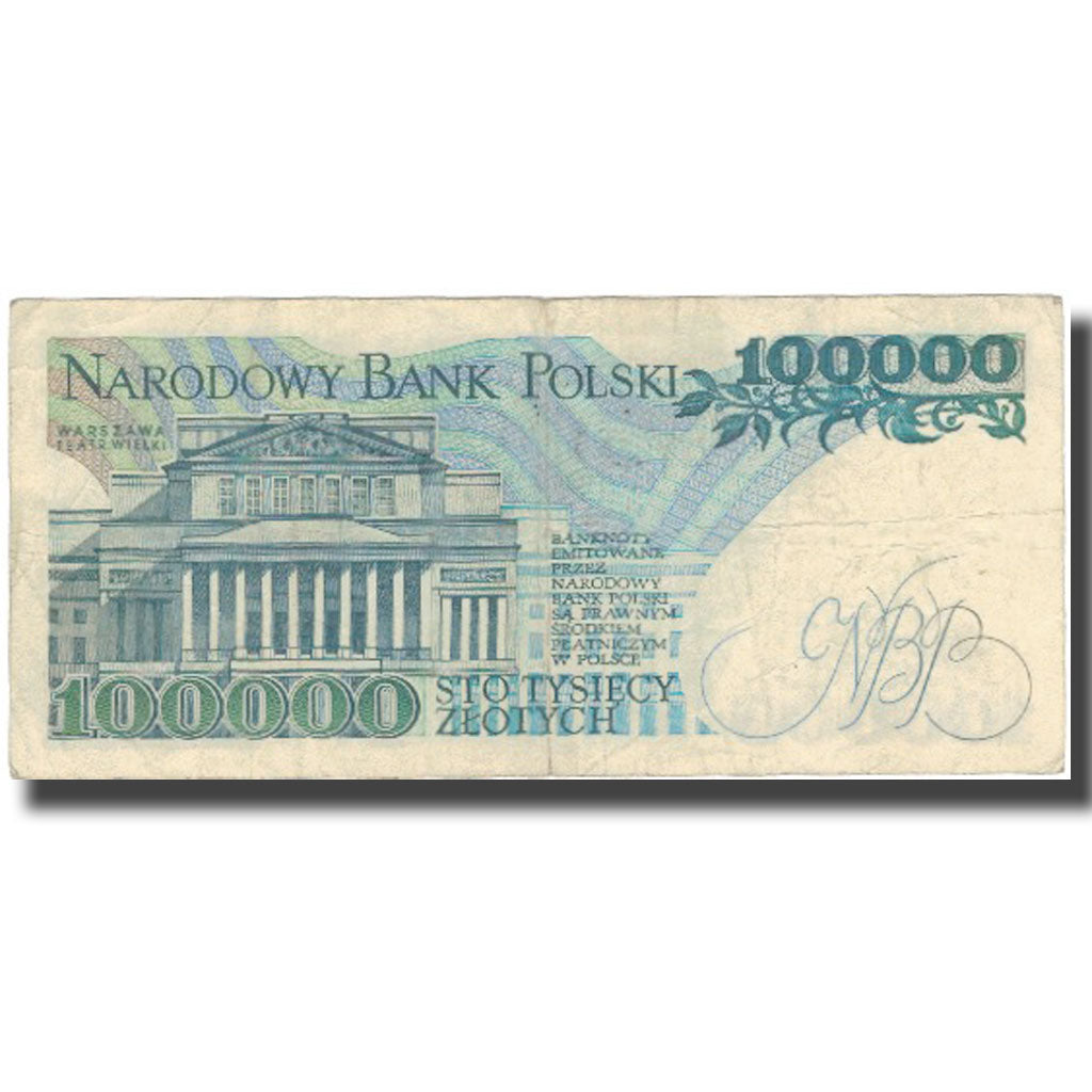Banknote, Poland, 100,000 Zlotych, 1990, 1990-03-01, KM:154a, EF(40-45)