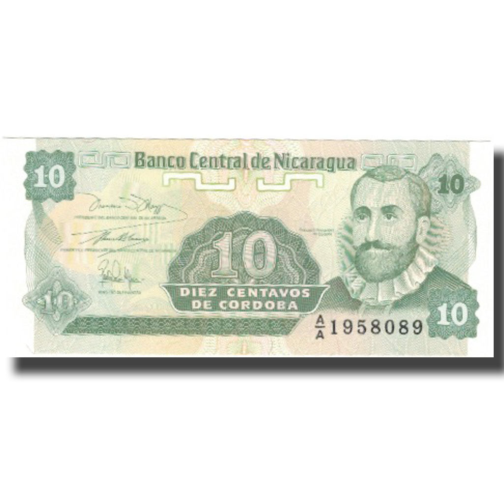 Geldschein, Nicaragua, 10 Centavos, KM:169a, UNZ