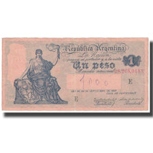 Banknote, Argentina, 1 Peso, 1897, 1897-09-20, KM:243b, EF(40-45)
