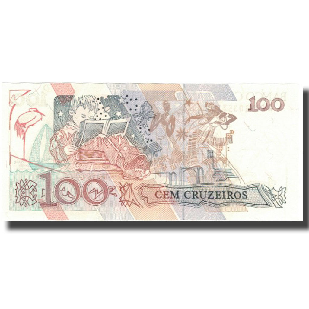 Banconote, Brasile, 100 Cruzeiros, KM:228, FDS