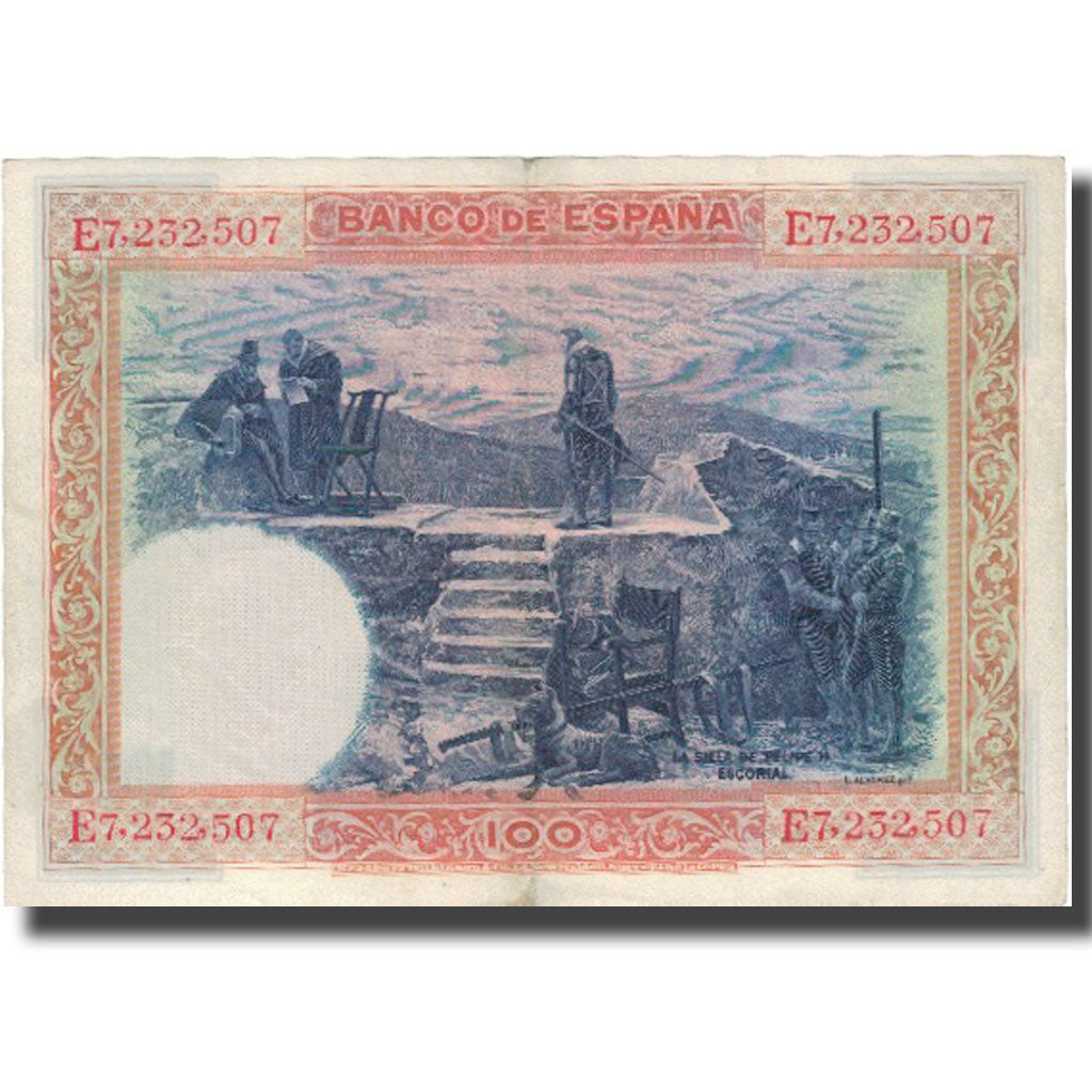 Biljet, Spanje, 100 Pesetas, 1925, 1925-07-01, KM:69c, TTB