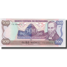 Banknote, Nicaragua, 500 Cordobas, 1985, 1985, KM:155, UNC(65-70)