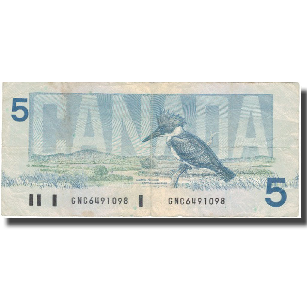 Banknote, Canada, 5 Dollars, 1986, 1986, KM:95b, VF(20-25)