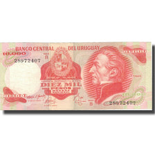 Banknote, Uruguay, 10,000 Pesos, Undated (1974), KM:53b, EF(40-45)