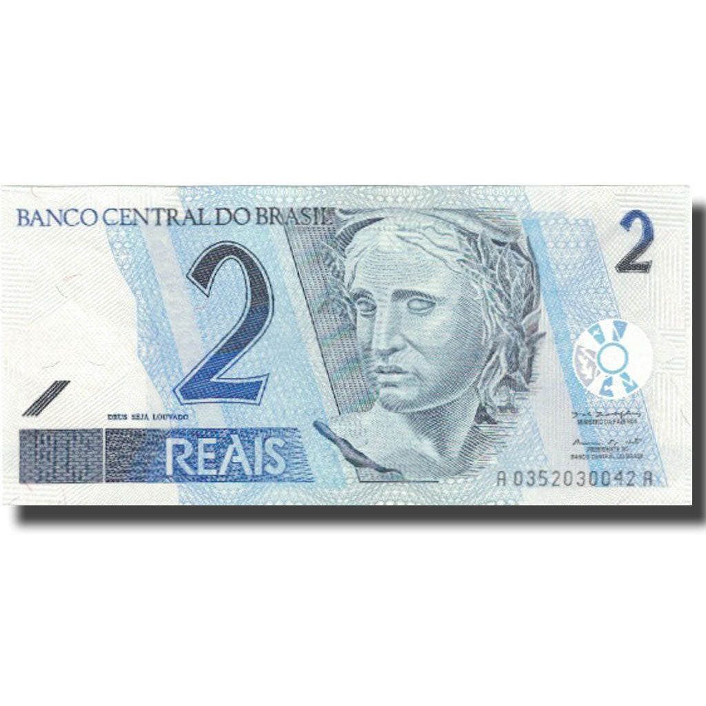 Nota, Brasil, 2 Reais, Undated (2001- ), KM:249c, UNC(65-70)