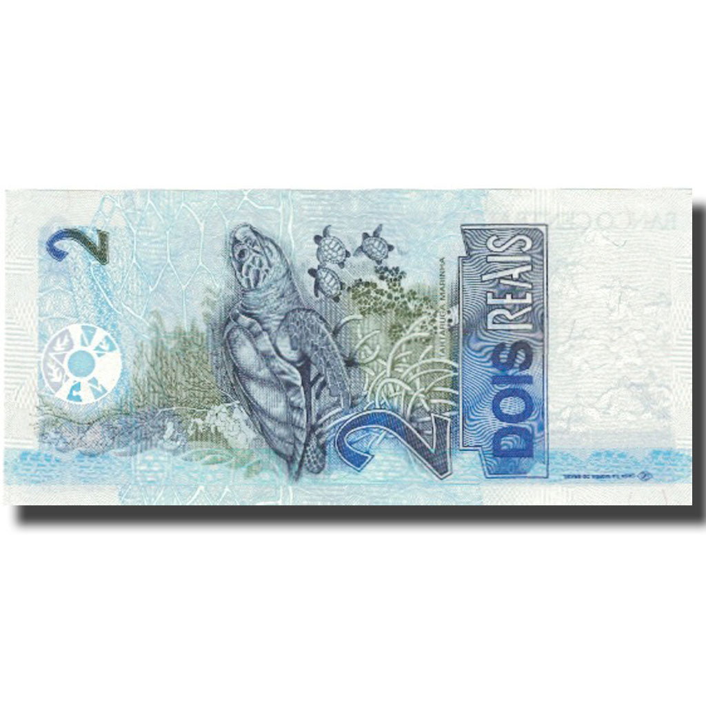 Nota, Brasil, 2 Reais, Undated (2001- ), KM:249c, UNC(65-70)