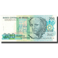 Banknote, Brazil, 200 Cruzados Novos, KM:221a, UNC(65-70)