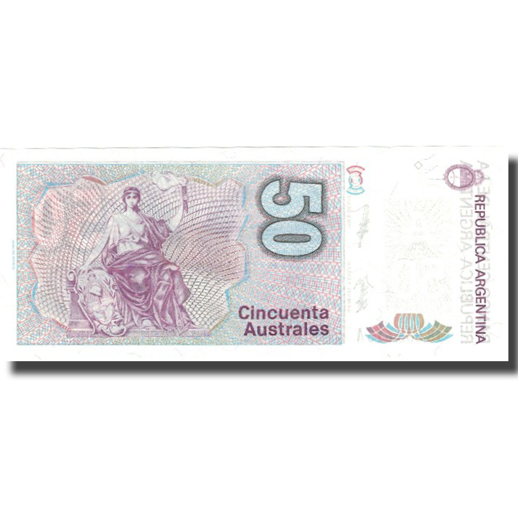 Banconote, Argentina, 50 Australes, Undated (1986-89), KM:326a, FDS