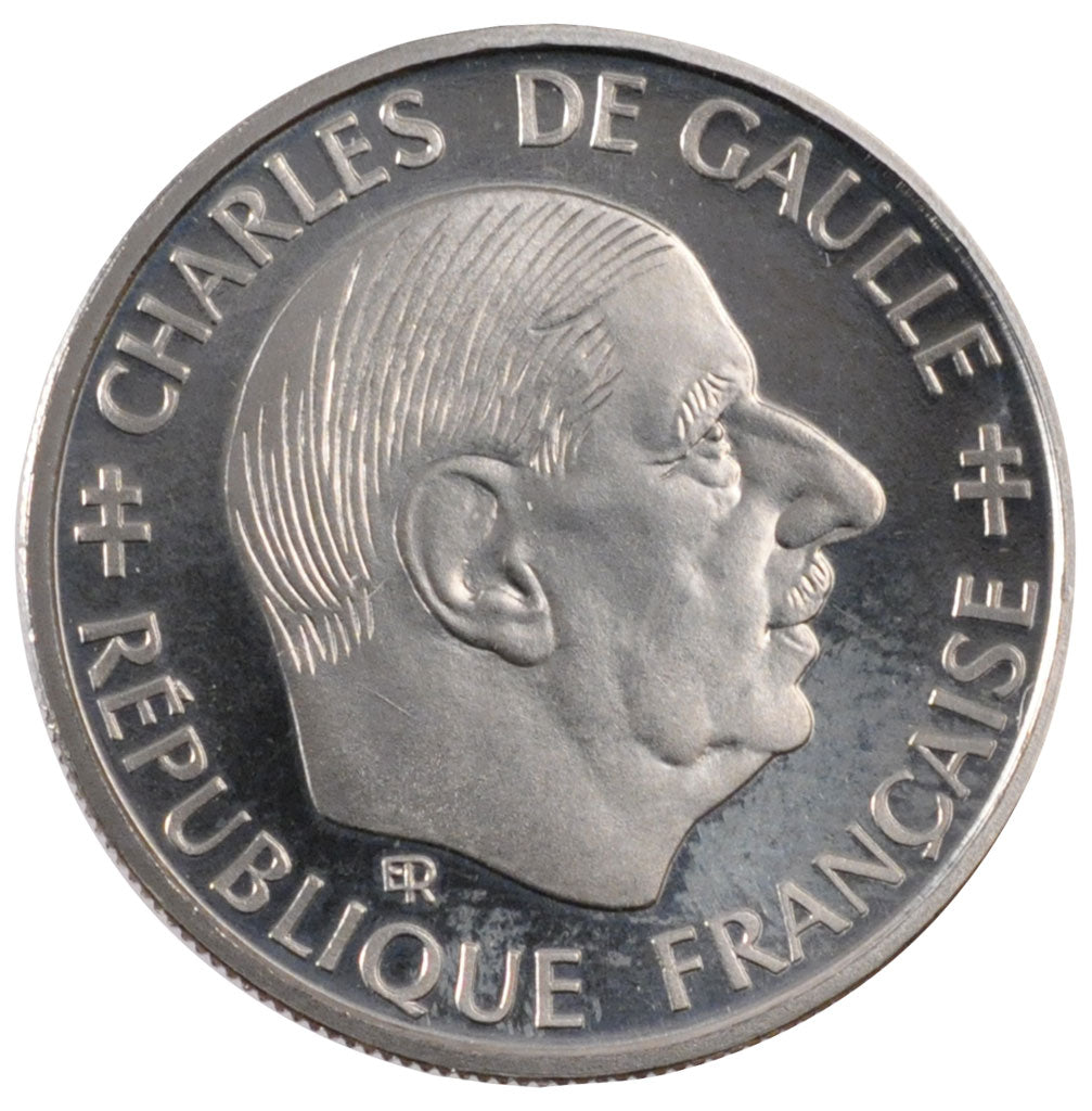 Vème République, 1 Franc Charles De Gaulle essai