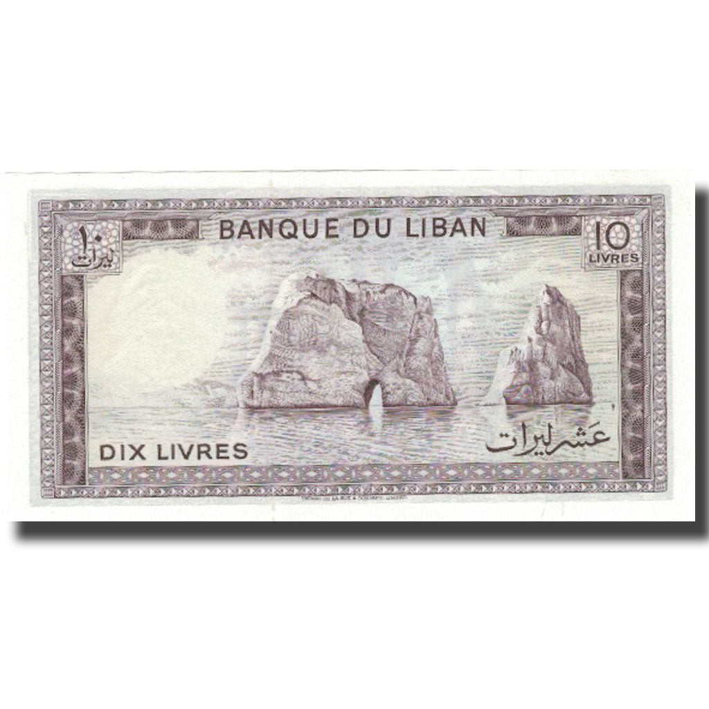 Banknote, Lebanon, 10 Livres, 1986, 1986, KM:63f, UNC(60-62)