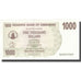 Banknote, Zimbabwe, 1000 Dollars, 2007, 2007-07-31, KM:44, UNC(65-70)