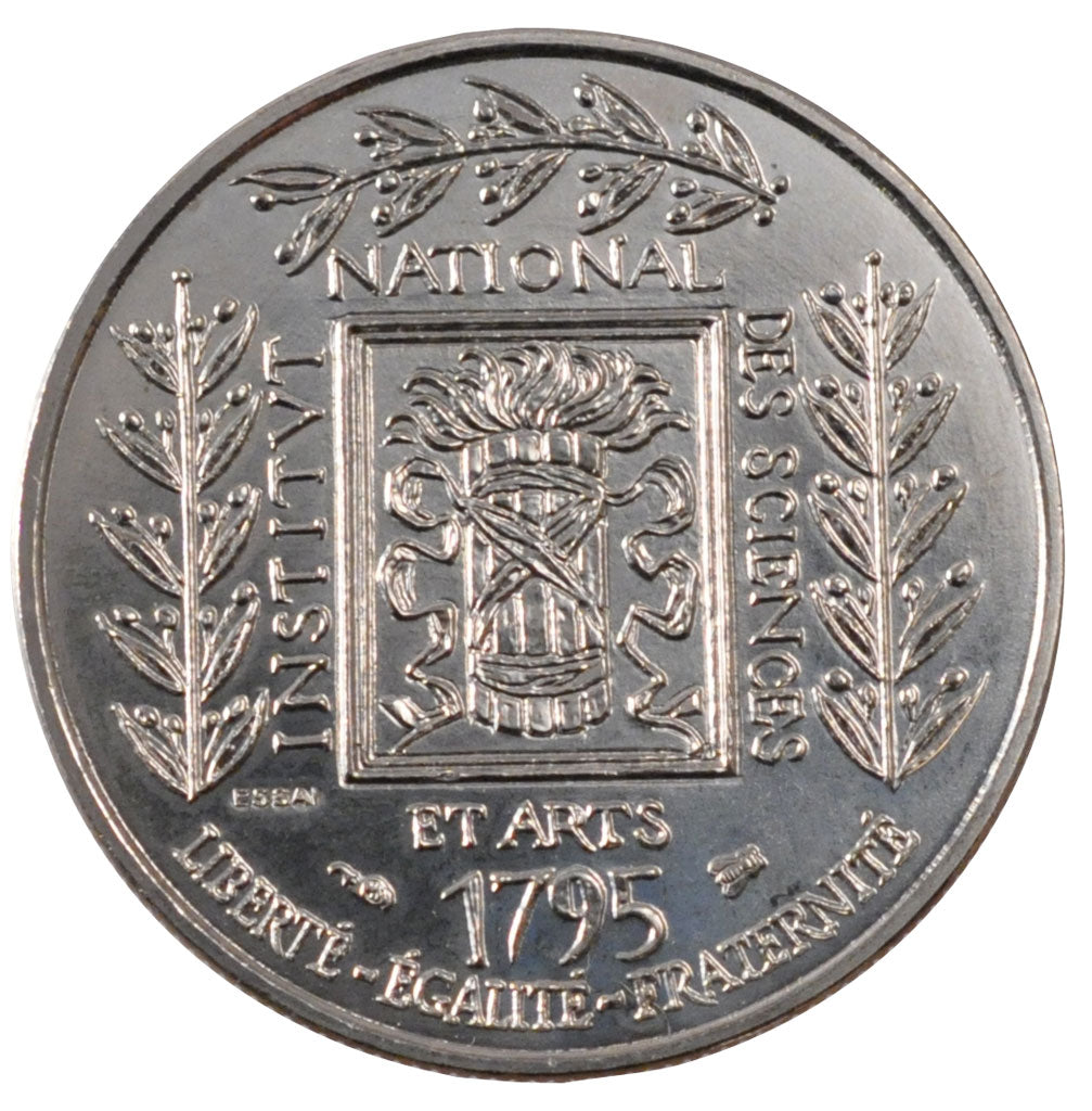FRANCE, 1 Franc, 1995, MS(65-70), Nickel, Gadoury #480, 6.00