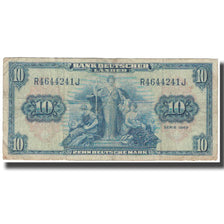 Banknote, GERMANY - FEDERAL REPUBLIC, 10 Deutsche Mark, 1949, 1949, KM:16a