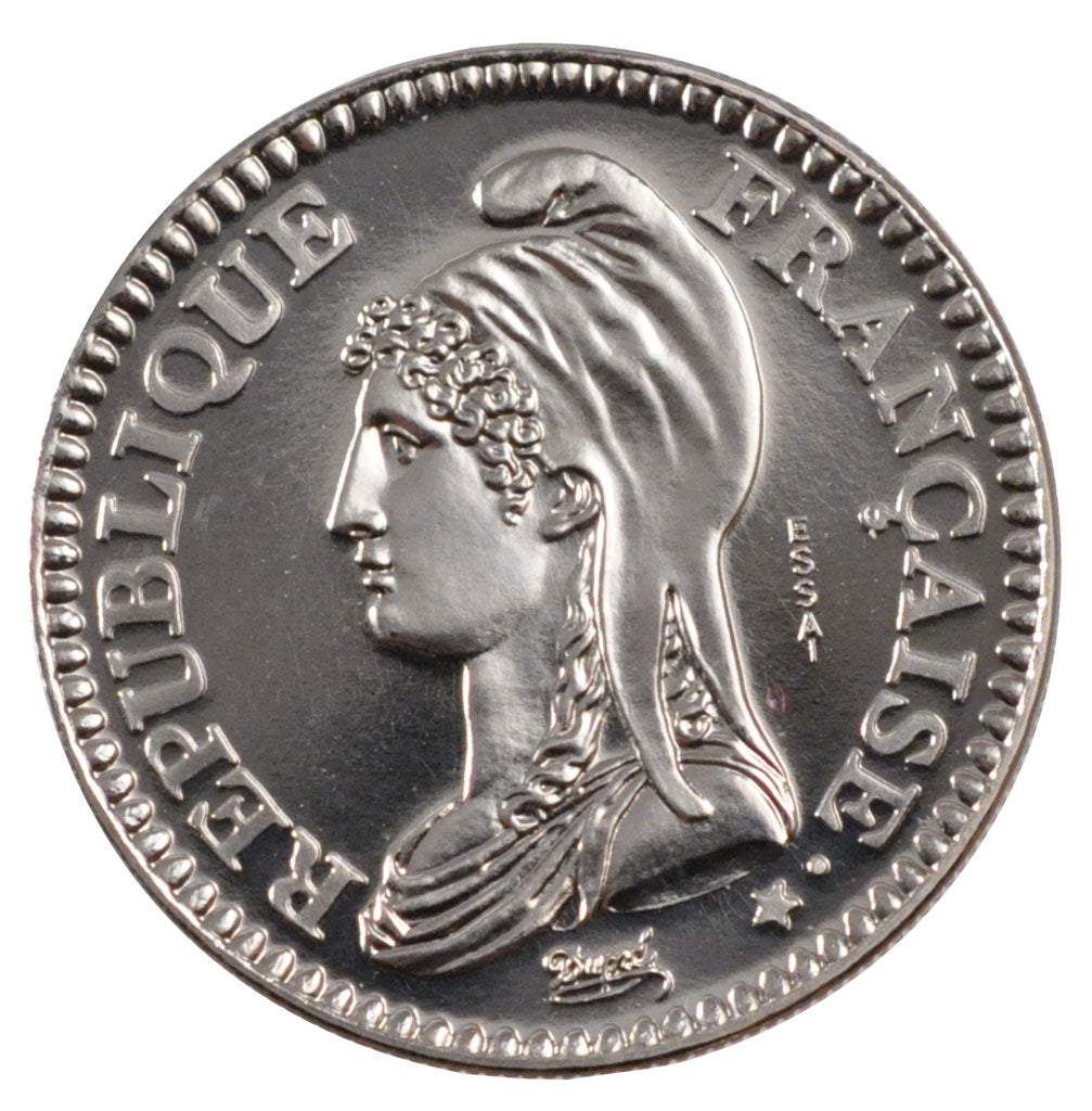 Vème République, 1 Franc République essai