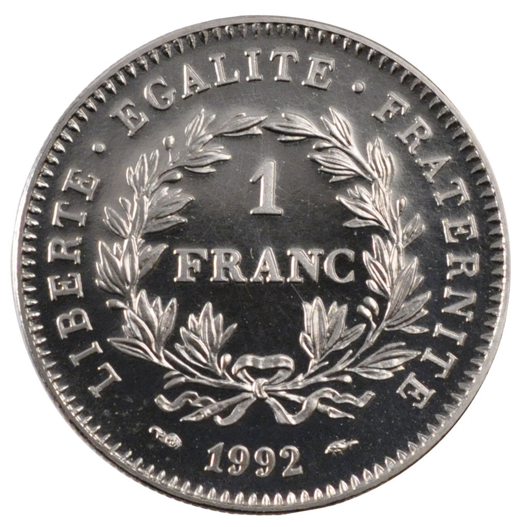 Vème République, 1 Franc République essai