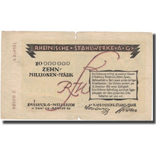 Billet, Allemagne, 10 Millionen Mark, paysage, 1923, 1923-08-14, B+