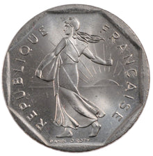 Moneda, Francia, Semeuse, 2 Francs, 1993, FDC, Níquel, KM:942.2, Gadoury:547
