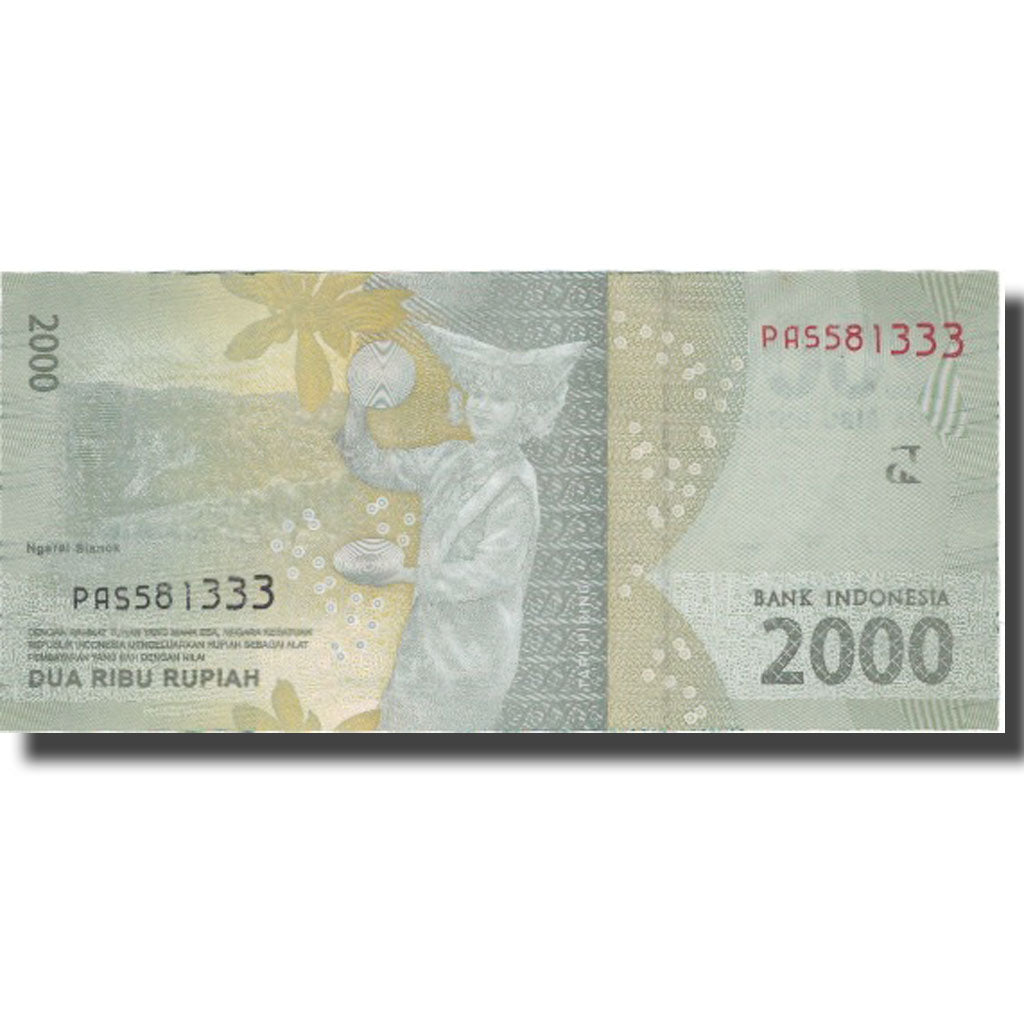 Billete, 2000 Rupiah, 2016, Indonesia, 2016, UNC