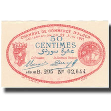 Banknote, Algeria, 50 Centimes, Blason, 1921, 1921-06-22, UNC(64)