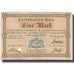 France, Mulhouse, 1 Mark, 1914, VF(30-35)